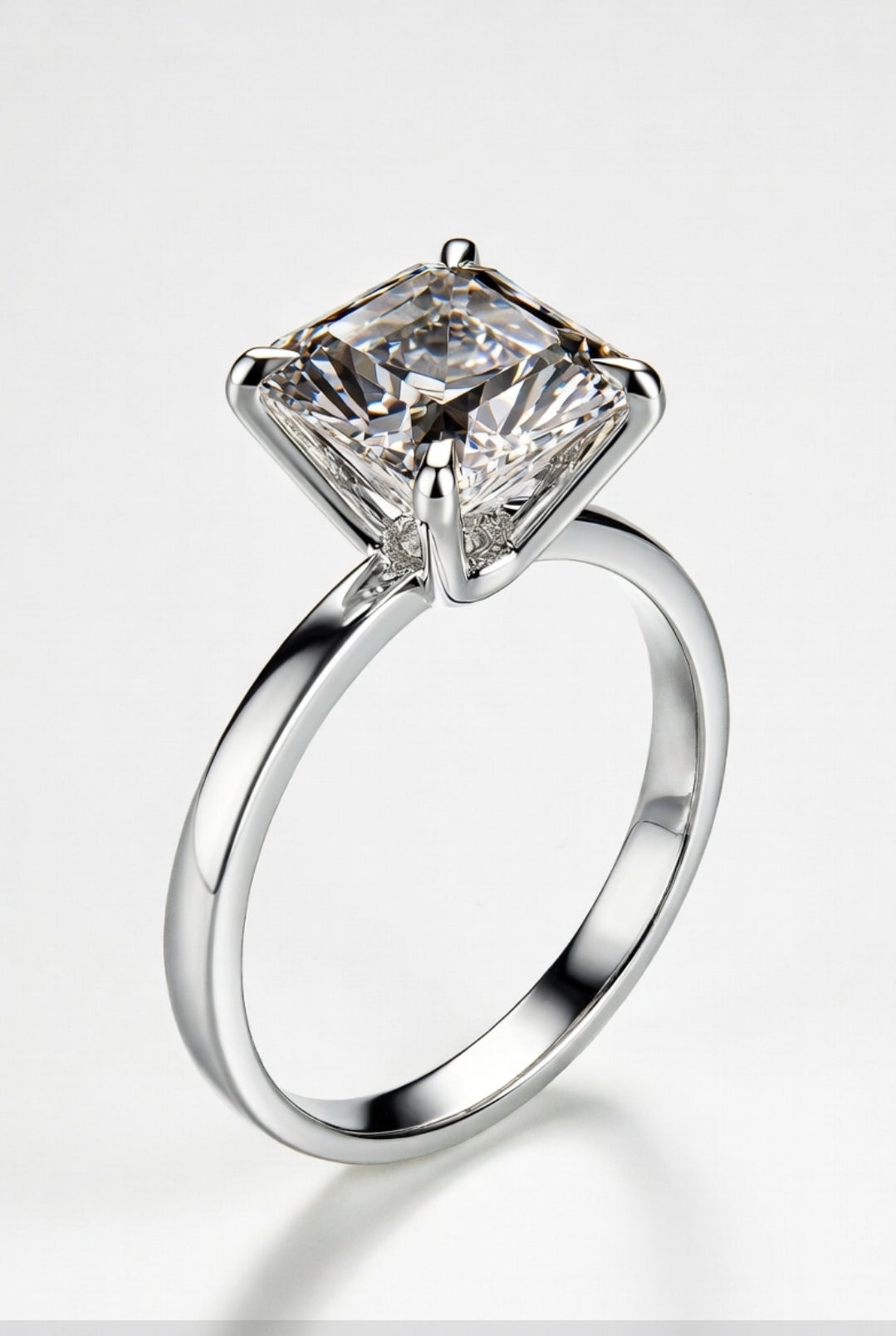 Eternal Brilliance Platinum Solitaire Ring